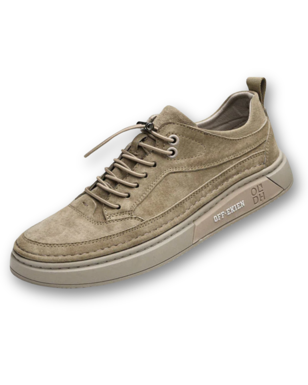 (PAGUE 1 LEVE 2) Sapatênis Masculino Em Couro Premium Off-Ekien + BRINDE